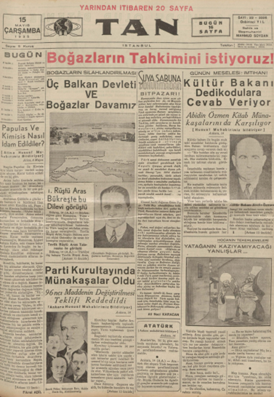 Tarihte bugünün gazete manşetleri (15 Mayıs) 26