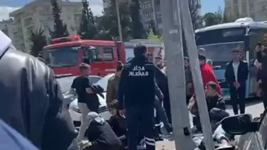 Kahramanmaraş'ta otomobil yayalara çarptı: 5 yaralı