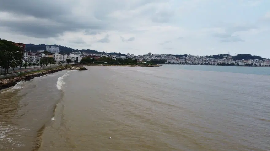 Ordu'da denizin rengi değişti 5 Ordu'da denizin rengi değişti 5