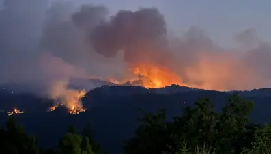 Beştepe'de orman yangını zirvesi