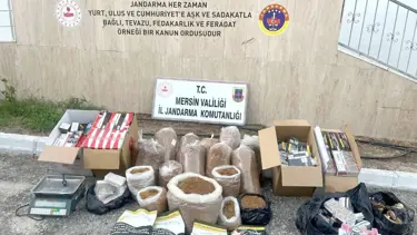 Mersin'de kaçak sigara ticareti yapan şüpheli yakalandı