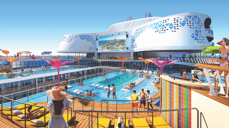 Dünyanın en büyük yolcu gemisi suya iniyor 4
