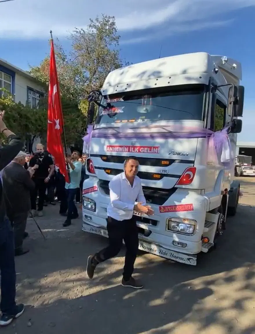 TIR, gelin arabası oldu 4 TIR, gelin arabası oldu 4
