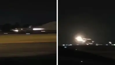 Malezya'da askeri jet düştü