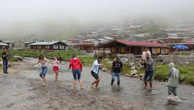 Pandemiden kaçanlar Kavrun Yaylası'na akın ediyor