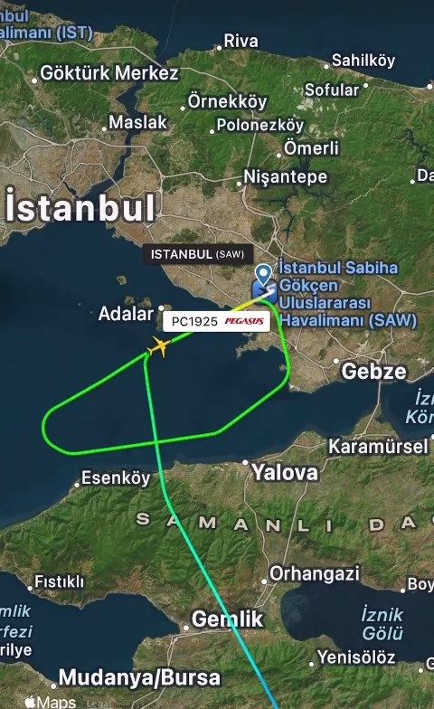 Sabiha Gökçen Havalimanı pistinde tavşan alarmı: Uçak iniş yapamadı