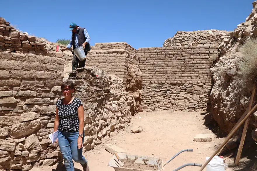 Niğde'deki höyük kazısında Pers dönemine ait alçı surlar bulundu 15 Niğde'deki höyük kazısında Pers dönemine ait alçı surlar bulundu 15