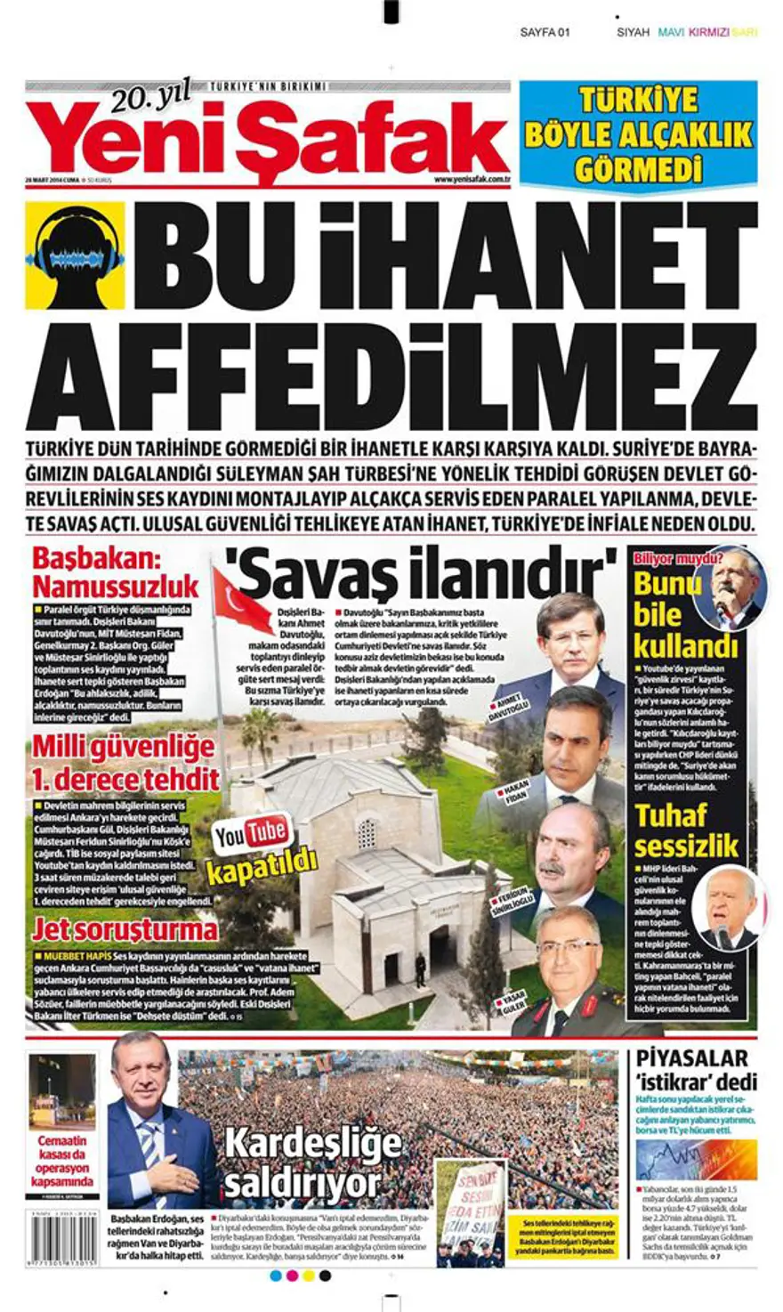 Günün gazete manşetleri - 28 Mart 2014 4