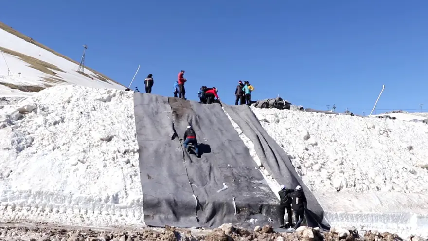 Palandöken, Alpler'de uygulanan 'kar saklama' uygulamasıyla kayak sezonunu Kasım ayında açacak 8