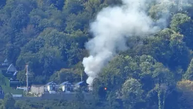 Sapanca'da bungalov tesisinde yangın