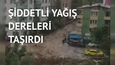 Artvin’i sağanak ve dolu vurdu