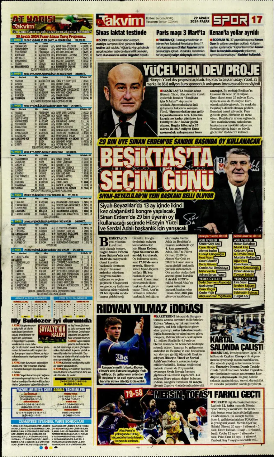 "Galatasaray'dan dünya yıldızı operasyonu" (29 Aralık 2024 spor manşetleri) 12