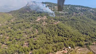Antalya'daki orman yangını kontrol altında