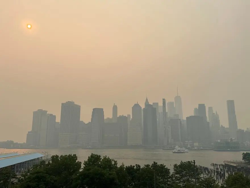 Kanada'daki orman yangınları ABD'yi teslim aldı: New York hayalet şehre döndü 20