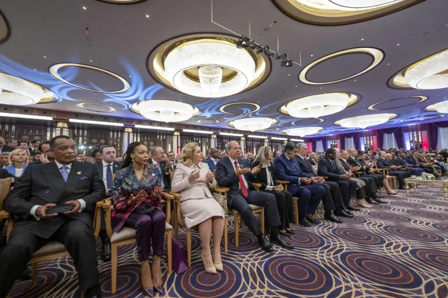 Cumhurbaşkanı Erdoğan için Beştepe'de tören 36