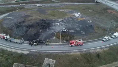 Kuzey Marmara Otoyolu'nda kimyasal madde paniği bakanlığı harekete geçirdi