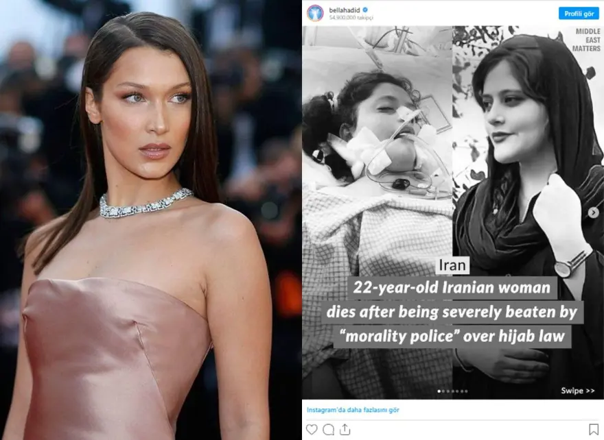 İranlı Mahsa Amini'nin ölümüne ünlü isimlerden gelen tepkiler 5