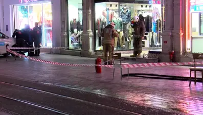 İstiklal Caddesi'nde doğalgaz kaçağı alarmı