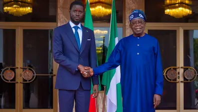 Nijerya Devlet Başkanı Tinubu, Senegal Cumhurbaşkanı Faye'yi kabul etti