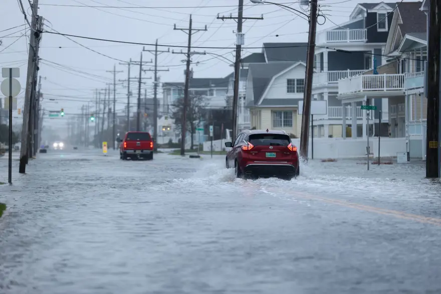 ABD'yi "nor’easter" vurdu 3 ABD'yi "nor’easter" vurdu 3