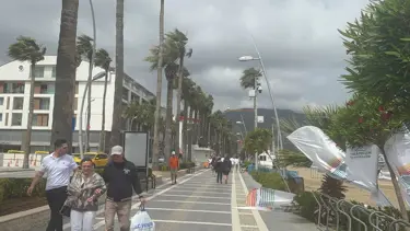 Marmaris’te kuvvetli rüzgar etkili oldu