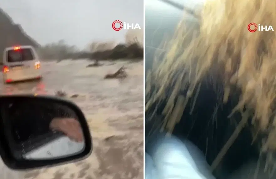 SÜRÜCÜLER ZOR ANLAR YAŞADI 10