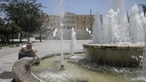 Yunanistan'da sıcaklık rekoru Yunanistan'da sıcaklık rekoru