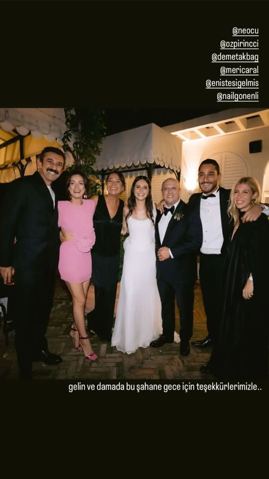 Özge Özpirinçci paylaştı: Meriç Aral ile Serkan Keskin'in düğününden yeni kareler 4