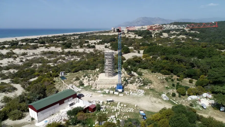 Patara Antik Kenti'nin iki bin yıllık deniz fenerinde sona gelindi 1