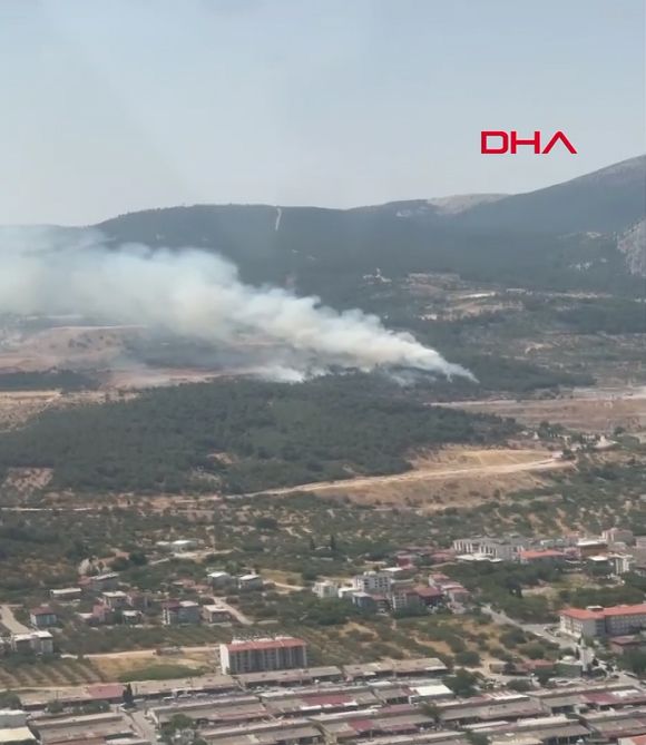 İzmir, Balıkesir ve Kahramanmaraş’taorman yangını