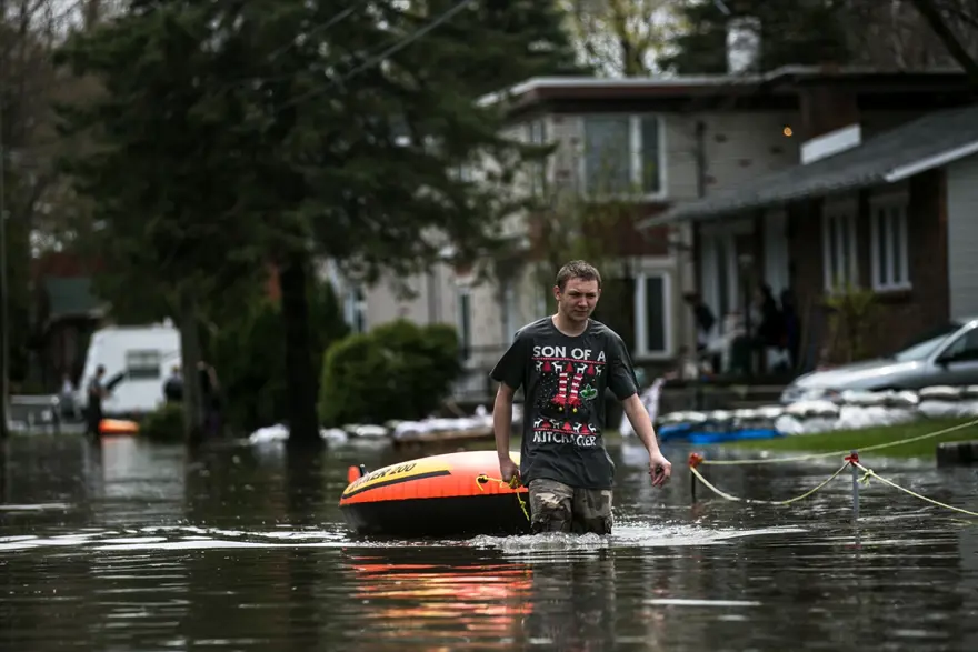 Kanada'da sel felaketi 1 Kanada'da sel felaketi 1