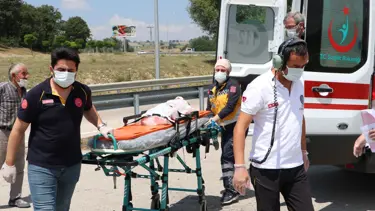 Samsun'da babasının kullandığı otomobilin çarptığı çocuk ağır yaralandı