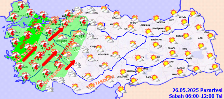 Yağmur geri döndü; bu üç güne dikkat! Su baskını tehlikesi var 4