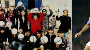İlkay Gündoğan'dan Diyarbakırlı çocuklara imzalı top