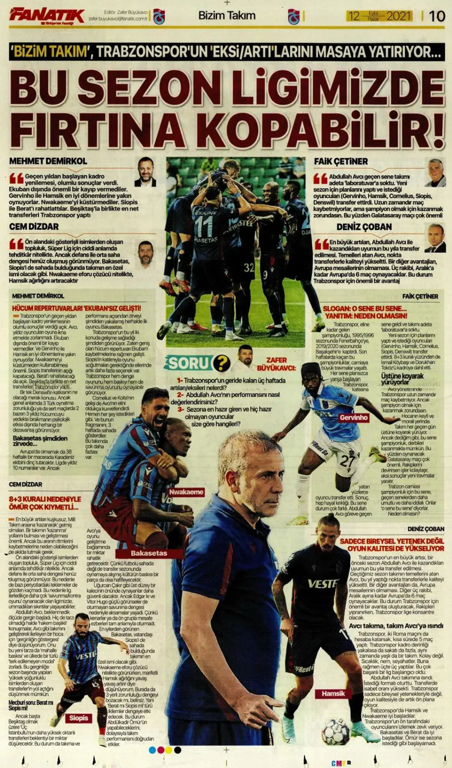 Günün spor manşetleri (12 Eylül 2021) 16 Günün spor manşetleri (12 Eylül 2021) 16