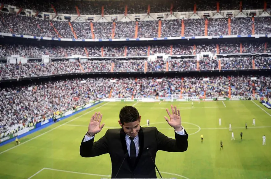 James Rodriguez Bernabeu'da 1