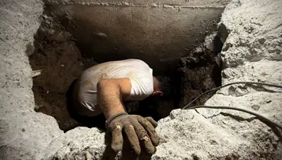 7 günlük esaret böyle sonlandı: Yerin 2,5 metre altında kaldı