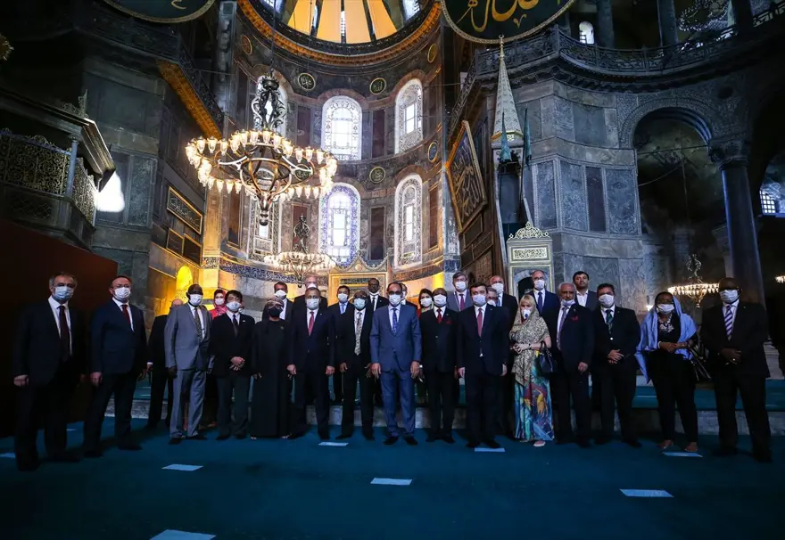 Büyükelçilere Ayasofya turu 4 Büyükelçilere Ayasofya turu 4