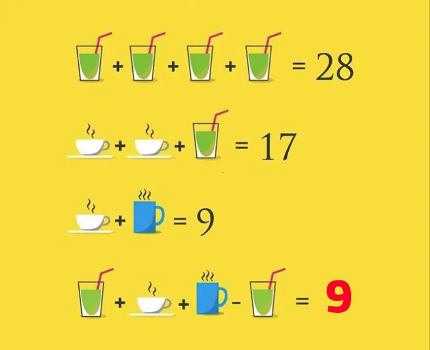 Bu matematik sorusunu çözenlerin yarısı aynı hatayı yapıyor (En aldatıcı zeka soruları) 9