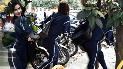 Objektiflerden kaçmaya çalışan Nesrin Cavadzade'nin zor anları