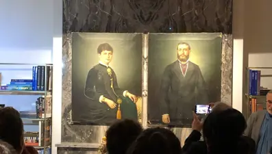 Kamondo Ailesi'ne ait olduğu düşünülen iki orijinal tablo ilk kez görücüye çıktı (1883'den kalma)