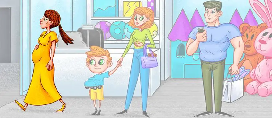 Ortadaki adamın karısı hangisi? (Detay testi) 14