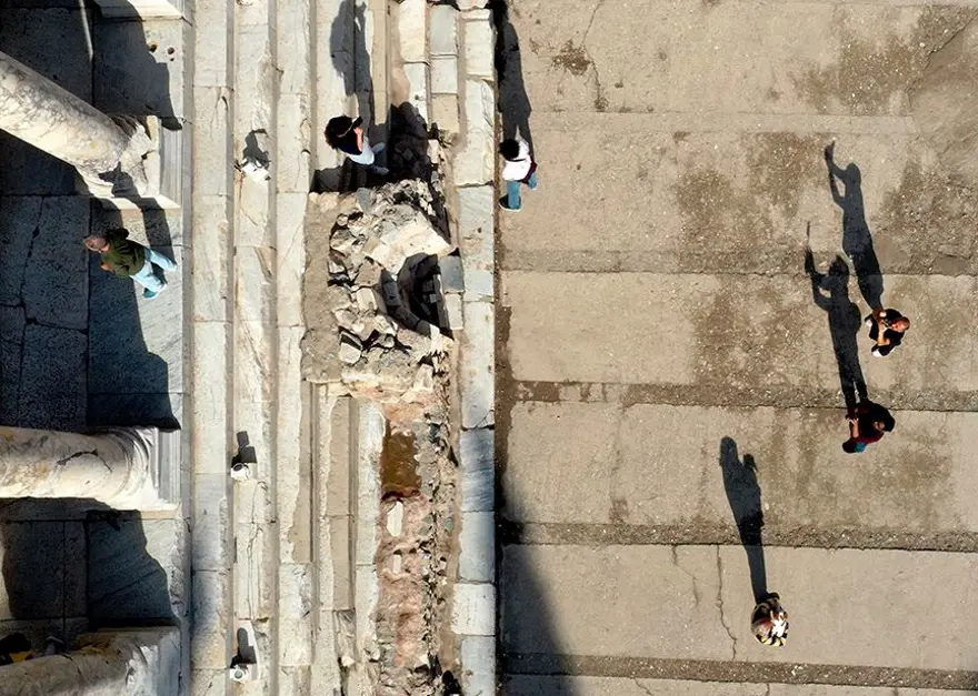 Efes'teki yangın tabakası altından 1400 yıllık beslenme alışkanlığı çıktı 2