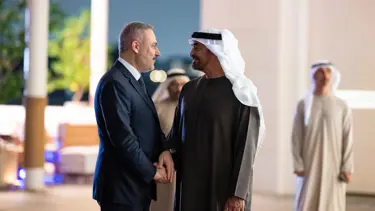 Bakan Fidan, BAE Devlet Başkanı ile bir araya geldi