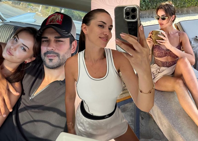 Fahriye Evcen'den yaza veda kareleri: Şehre tekrar hoş geldin