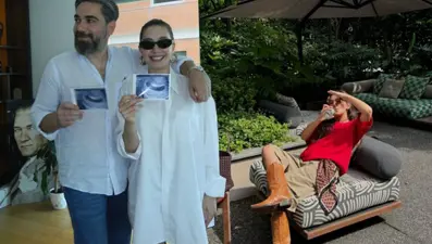 Anne olmak için gün sayan Neslihan Atagül'den karnı burnunda yeni pozlar