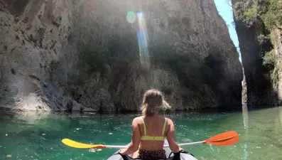 Kapuz Kanyonu'nda kano keyfi