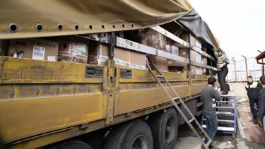 Hac malzemesi değil, kaçak sigara