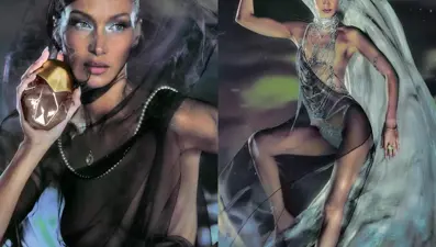 Bella Hadid kendi parfüm markası için kamera karşısına geçti