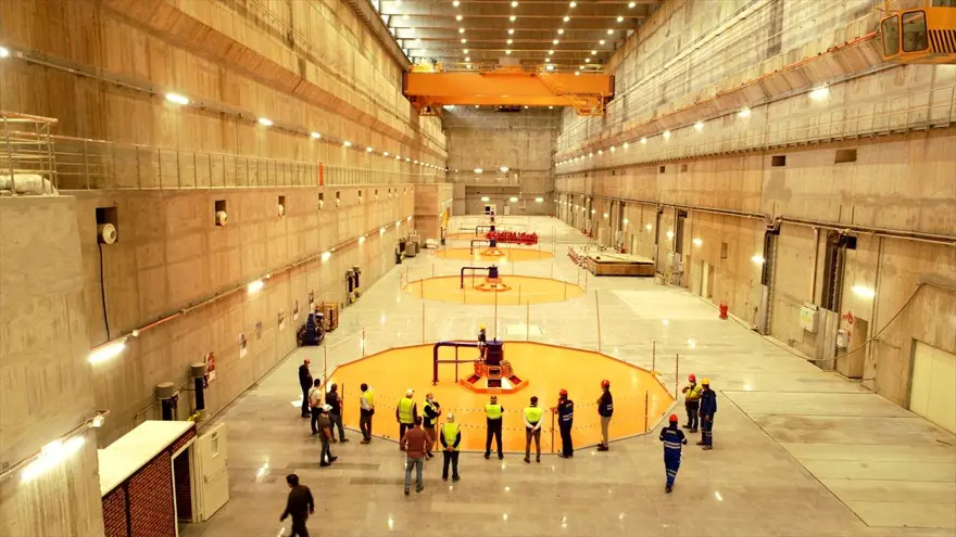 Ilısu Barajı'nda ilk türbin test amaçlı döndürüldü 2